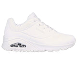 Skechers Women Uno - Stand on Air 73690 White New