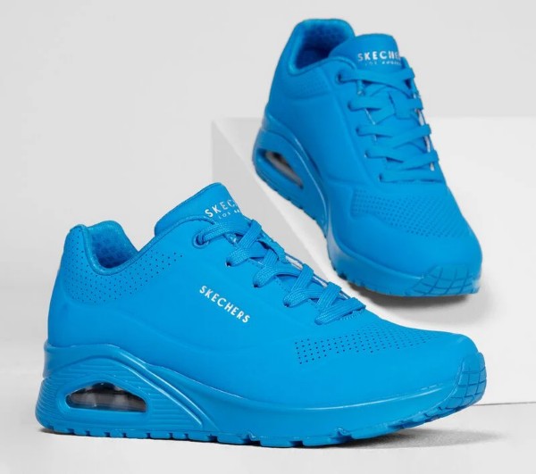 Skechers Women UNO NIGHT SHADES 73667 (BLUE) - Main Image
