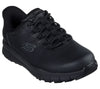 Skechers Women Work Shoes Slip-ins Work: Nampa - Cottonbud 108218 Wide Black