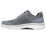 Skechers Men's GO WALK ARCH FIT IDYLLIC - 216116 Extra Wide Fit Grey/Navy