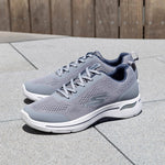 Skechers Men's GO WALK ARCH FIT IDYLLIC - 216116 Extra Wide Fit Grey/Navy