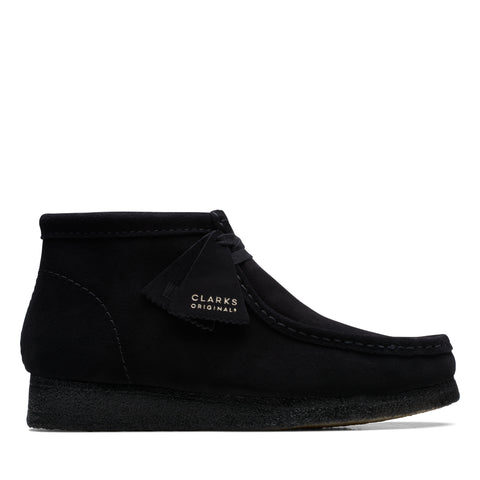 Clarks Original Wallabee Boot - Black Suede made in Vietnam (High Cut)