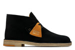 Clarks Original Desert Boot -Black Combi Suede Made in Vietnam - Shoes 4 You 