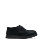 Kids Clarks Original Desert Trek O Black Suede