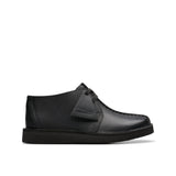 Kids Clarks Original Desert Trek O Black Leather