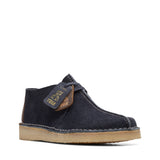 MANS CLARKS OORSPRONKLIKE WOESTYNTREK “MADE IN PORTUGAL” (INK HAIRY SUEDE) 