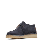 MANS CLARKS OORSPRONKLIKE WOESTYNTREK “MADE IN PORTUGAL” (INK HAIRY SUEDE) 