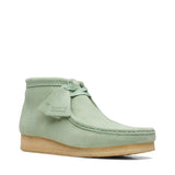 Clarks Original Men Wallabee Boot Green Suede