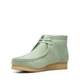 Clarks Original Men Wallabee Boot Green Suede