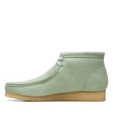 Clarks Original Men Wallabee Boot Green Suede