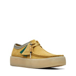 Clarks Wallabee Cup Amber Gold Suede Made in Vietnam