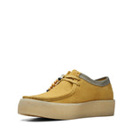 Clarks Wallabee Cup Amber Gold Suede Made in Vietnam