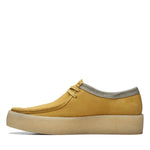 Clarks Wallabee Cup Amber Gold Suede Made in Vietnam