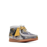 Kids Clarks Original Wallabee Boot Older Tie Dye Textile