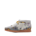 Kids Clarks Original Wallabee Boot Older Tie Dye Textile