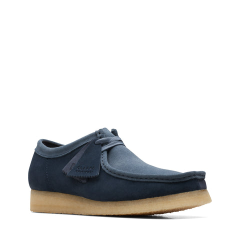 Men's Clarks Original Wallabee Navy Combi "Made In Vietnam"