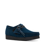 Women Clarks Original Wallabee. Deep Blue Suede "Made In Vietnam"