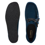 Women Clarks Original Wallabee. Deep Blue Suede "Made In Vietnam"