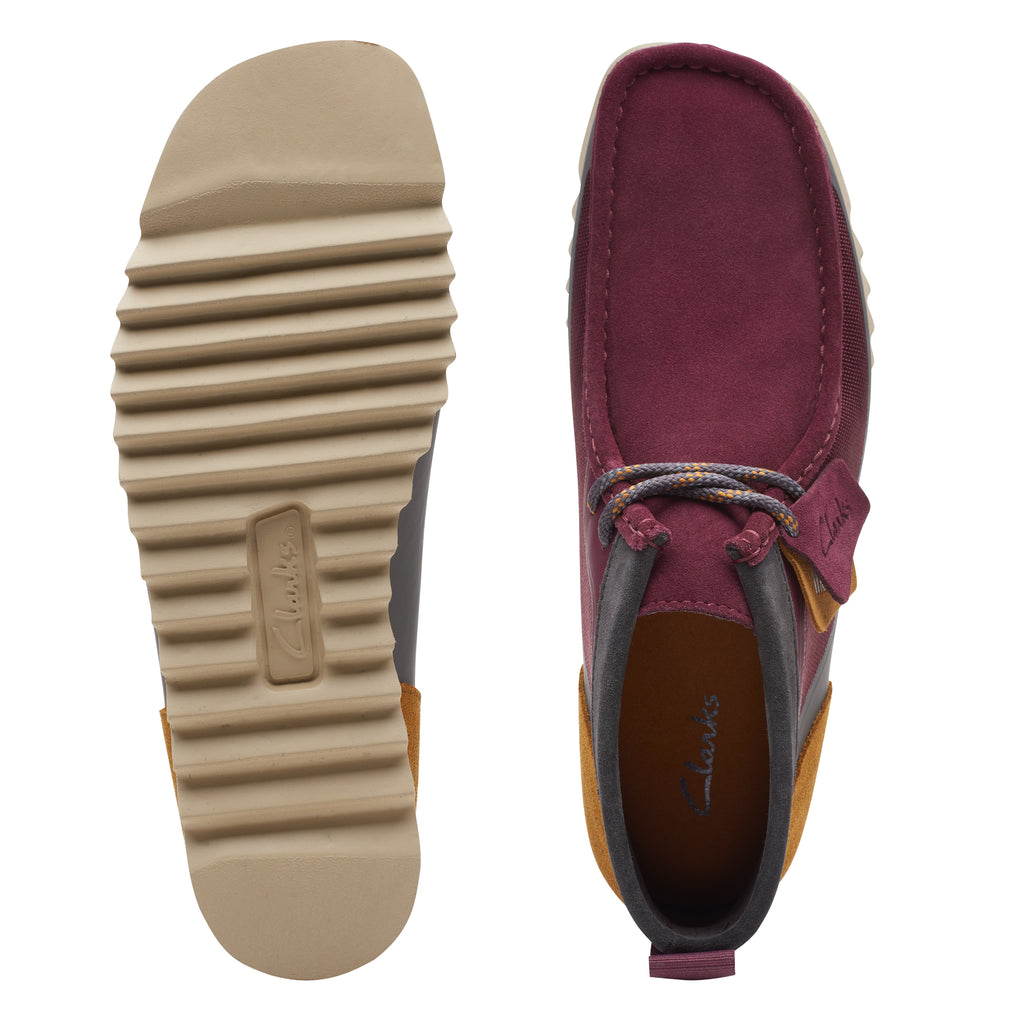 Clarks Original Men's Wallabee2 FTRE Burgundy Intrest – Shoes 4 You