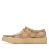 Clarks WALLABEE CUP MAPLE CHECK Suede Made in Vietnam