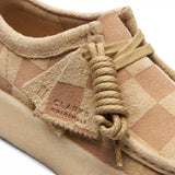 Clarks WALLABEE CUP MAPLE CHECK Suede Made in Vietnam