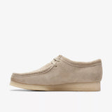 Clarks Men's Original Wallabee Pale Grey Suede Made In Vietnam"