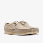 Clarks Men's Original Wallabee Pale Grey Suede Made In Vietnam"