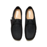 Clarks Men's Original Wallabee Black Mesh Made In Portugal"