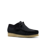 Clarks Men's Original Wallabee Black Mesh Made In Portugal"