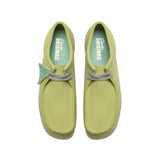 Clarks Men's Original Wallabee Pale Lime Suede Made In Vietnam"