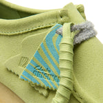 Clarks Men's Original Wallabee Pale Lime Suede Made In Vietnam"