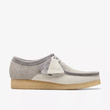 Clarks Men's Original WALLABEE GREY/OFF WHITE Made In Vietnam"