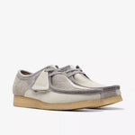 Clarks Men's Original WALLABEE GREY/OFF WHITE Made In Vietnam"