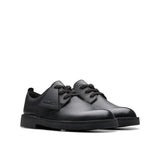 Kids Clarks Original Desert London O Black Leather