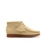 Kids Clarks Original Wallabee Boot Maple Suede