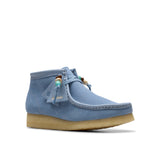 Clarks Original Women's Wallabee Boot. Powder Blue Suede Made in Vietnam