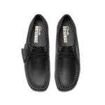 Clarks Original Women's Wallabee. Blk Tumbled Leather Made in Vietnam