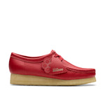 Clarks Original Women's Wallabee. Red Leather Made in Vietnam