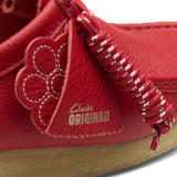 Clarks Original Women's Wallabee. Red Leather Made in Vietnam