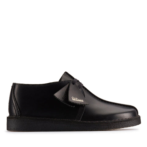 Clarks Original Women's Desert Trek. Black Leather