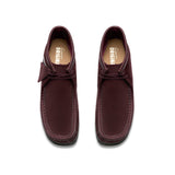 Clarks Original Men Wallabee Boot Purple Grape Suede Made in Vietnam