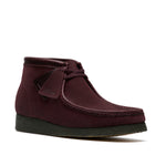 Clarks Original Men Wallabee Boot Purple Grape Suede Made in Vietnam