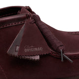 Clarks Original Men Wallabee Boot Purple Grape Suede Made in Vietnam