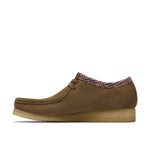 Clarks Mans Wallabee Denim Sinteties (Blou) 