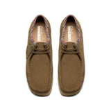 Clarks Mans Wallabee Denim Sinteties (Blou) 