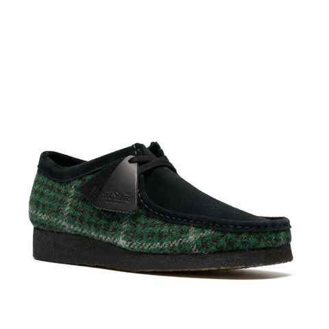Clarks Mans Wallabee Denim Sinteties (Blou) 