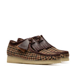 Clarks Mans Wallabee Denim Sinteties (Blou) 