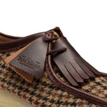 Clarks Mans Wallabee Denim Sinteties (Blou) 