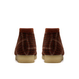 Clarks Original Men Wallabee Boot Rust Tweed Combination Made in Vietnam
