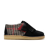 Clarks Original Women's Desert Trek Black Tweed Combination Made in Vietnam